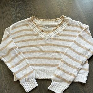 American Eagle Cotton V-Neck Sweater - Size XS
